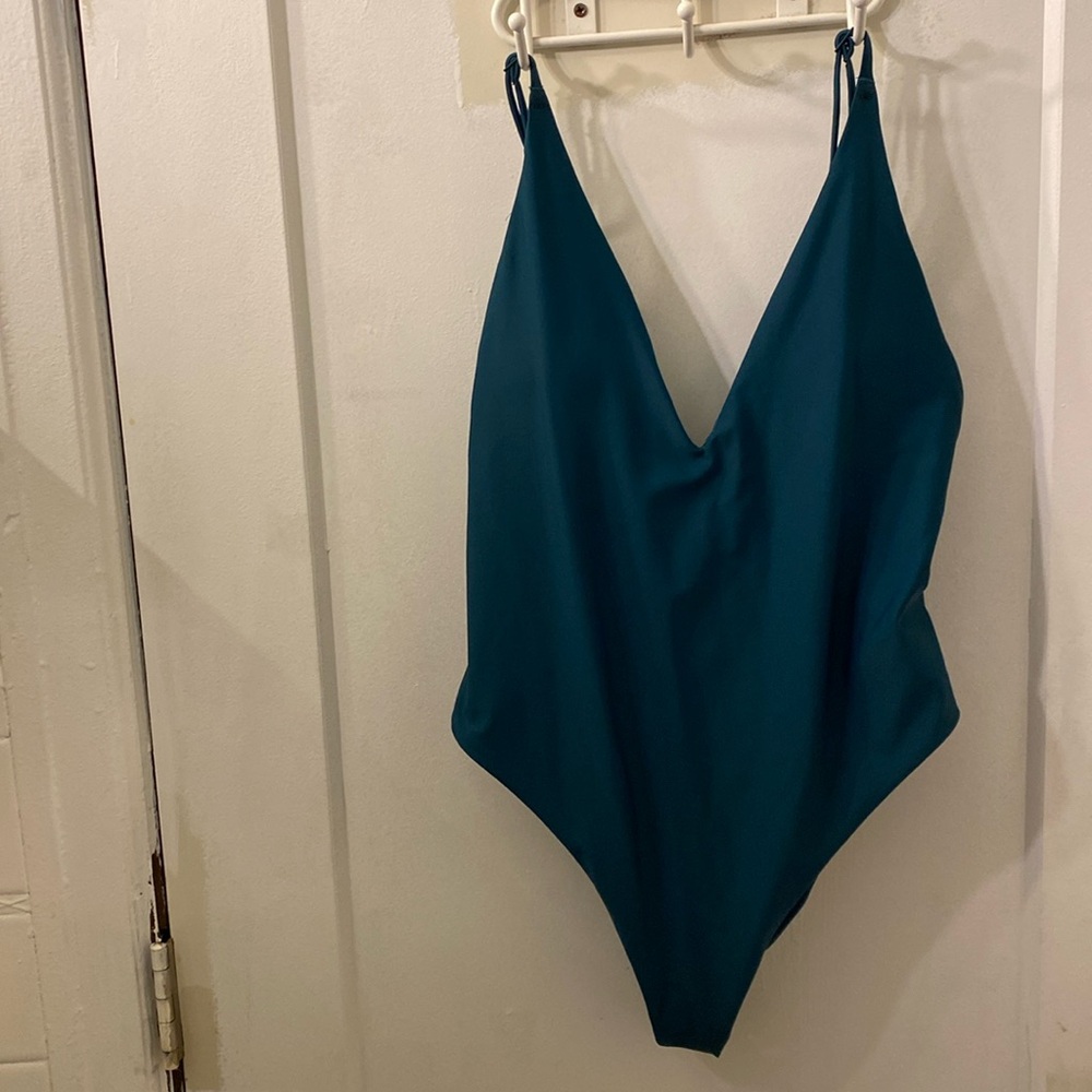 Aerie one piece green swimsuit